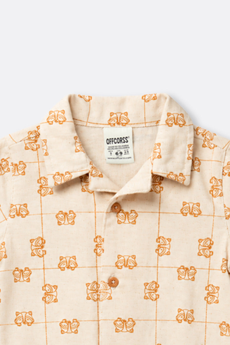 Baby boy short sleeve shirt bodysuit