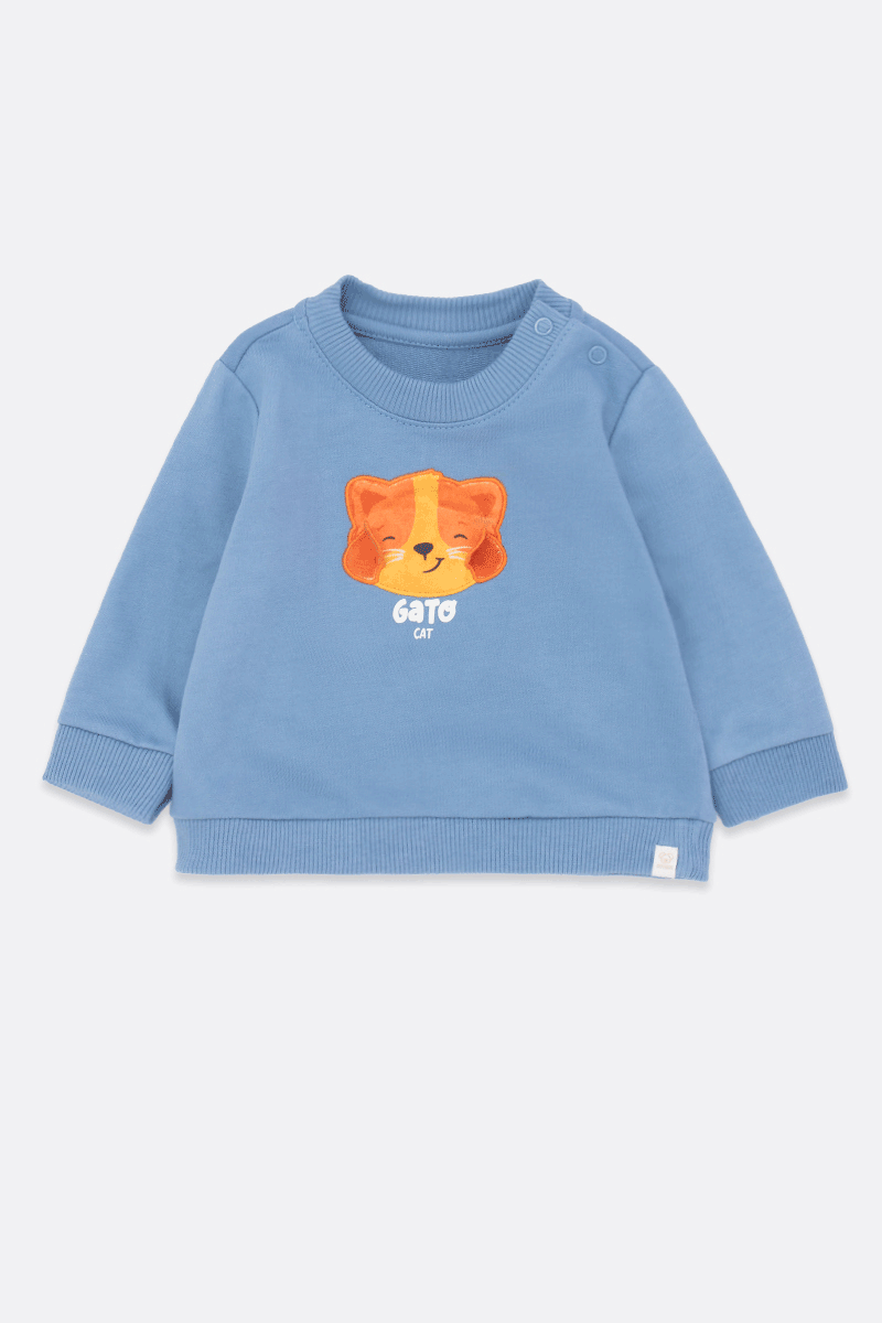 Baby Boy Sweatshirt and Sweatpants Knit Two-Piece Set