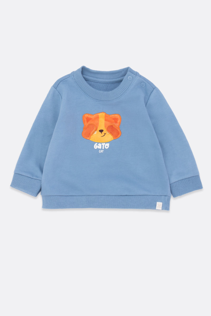 Baby Boy Sweatshirt and Sweatpants Knit Two-Piece Set