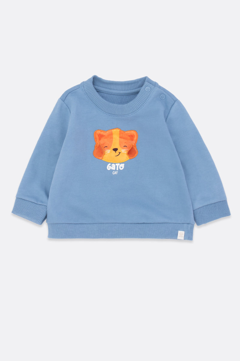 Baby Boy Sweatshirt and Sweatpants Knit Two-Piece Set