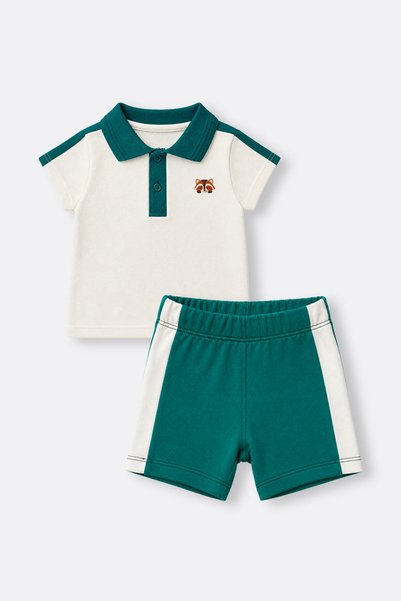 Baby boy short two-piece set