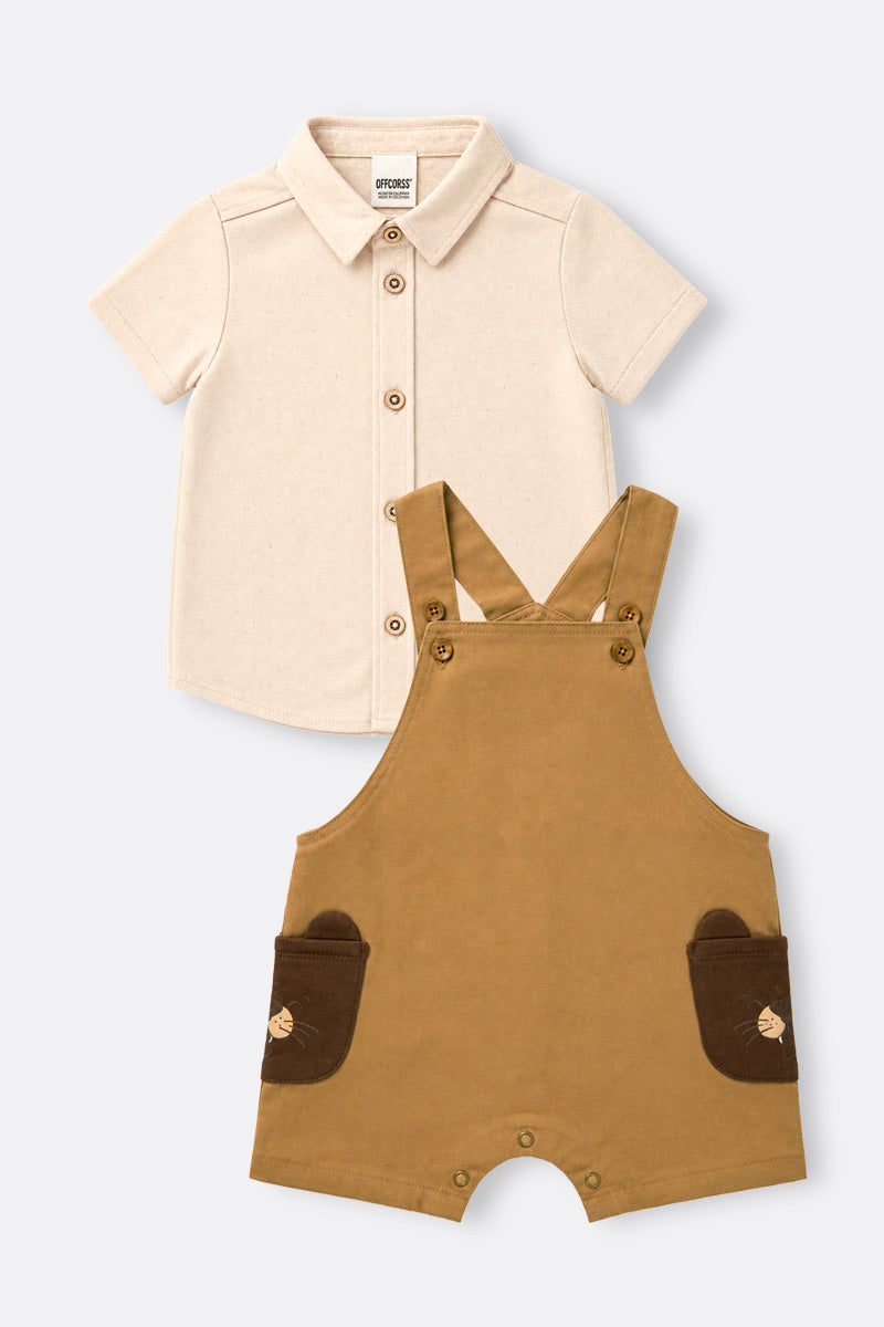 Baby boy short two-piece set