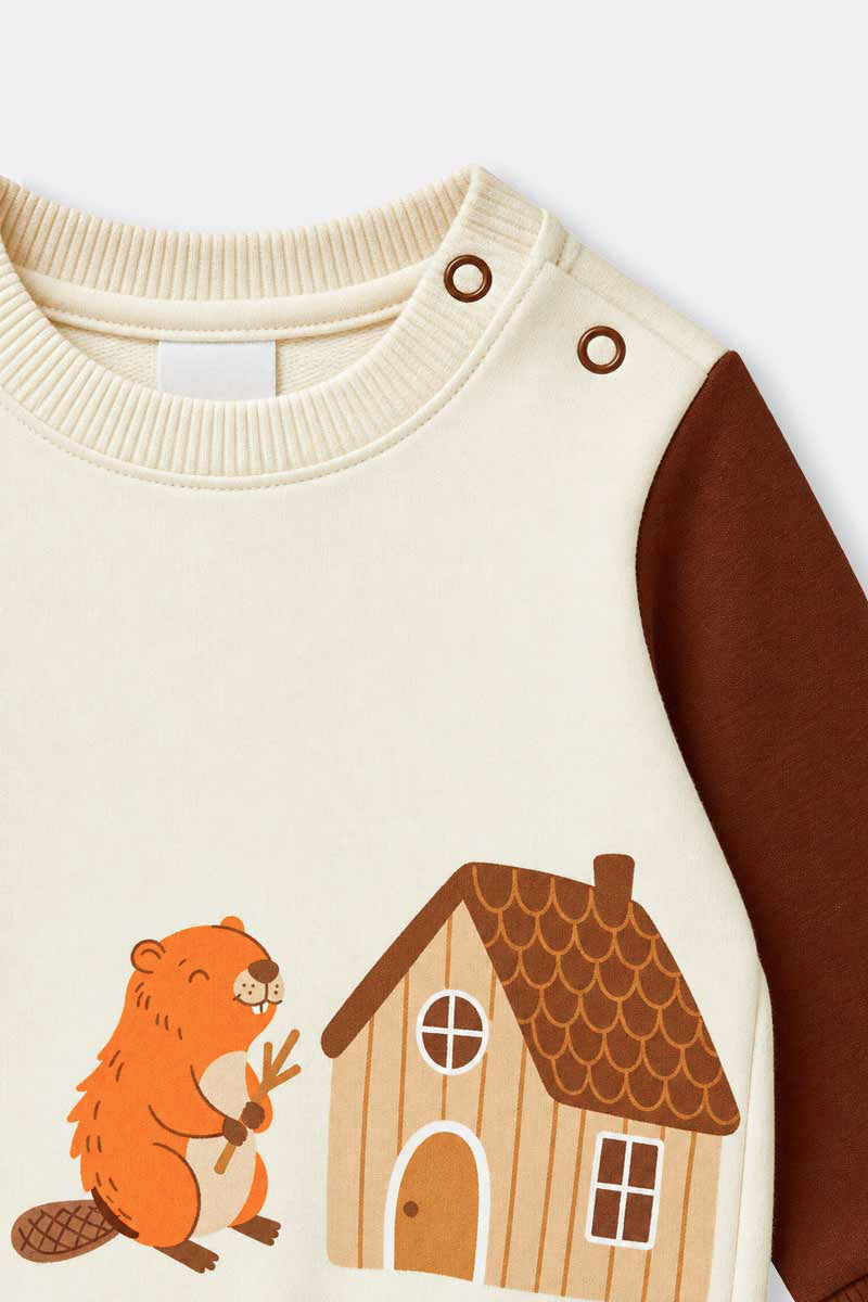 Baby boy long three-piece set