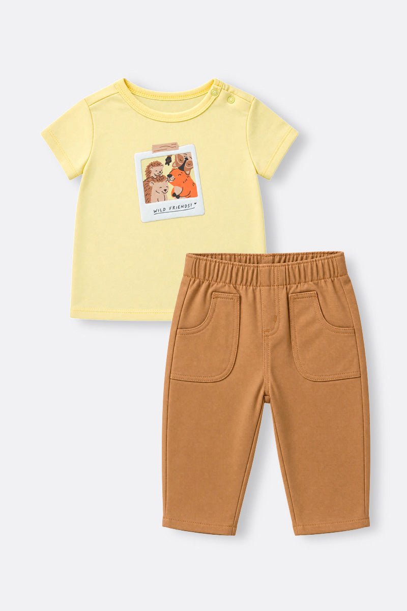 Baby boy long two-piece set