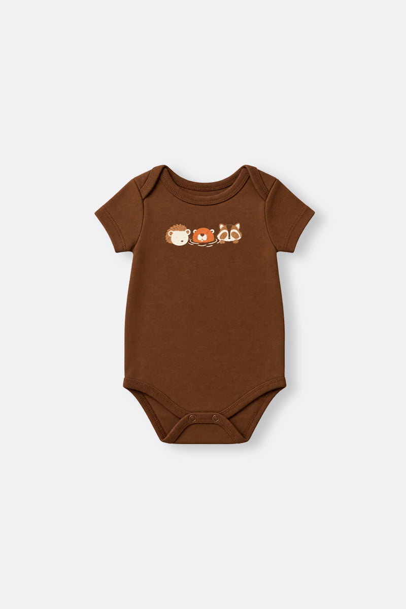 Baby boy three-pack short sleeve bodysuit