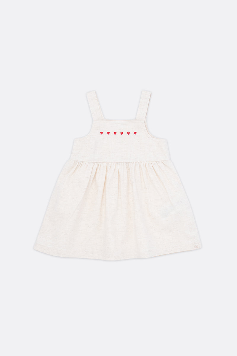 Sleeveless dress for baby girl