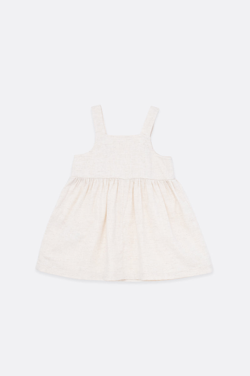 Sleeveless dress for baby girl