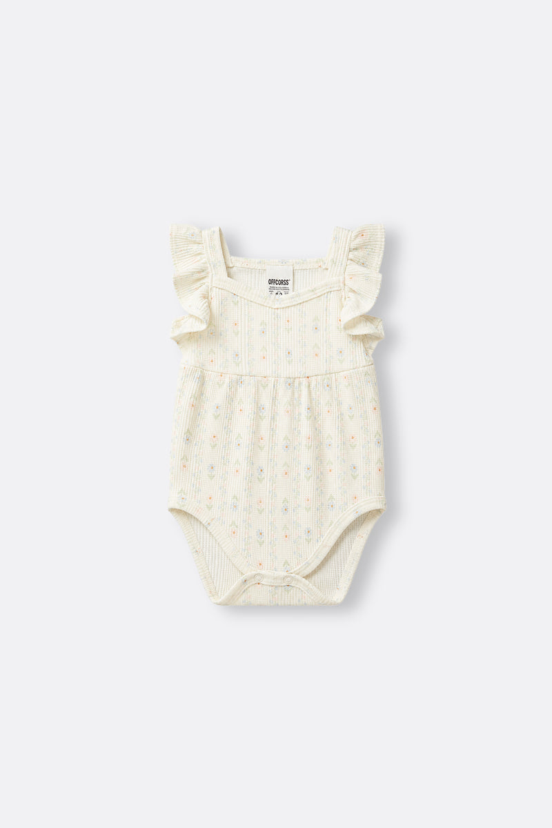 Baby girl sleeveless bodysuit