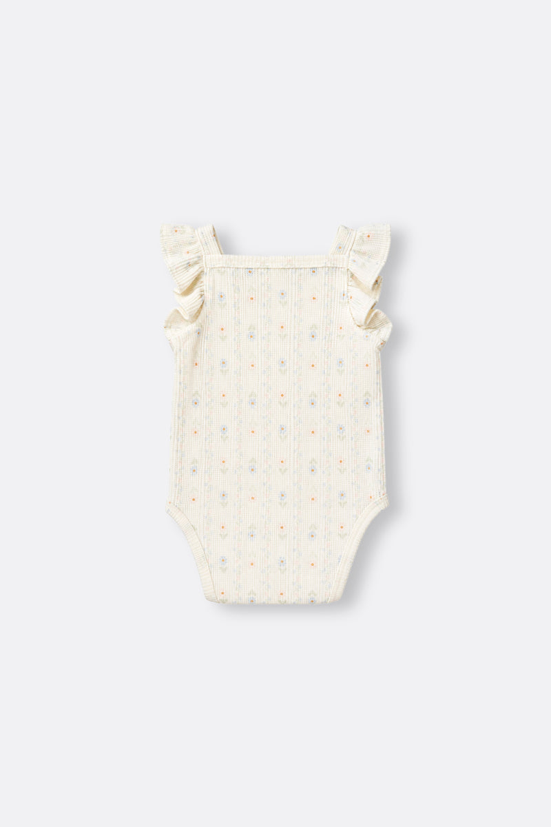Baby girl sleeveless bodysuit