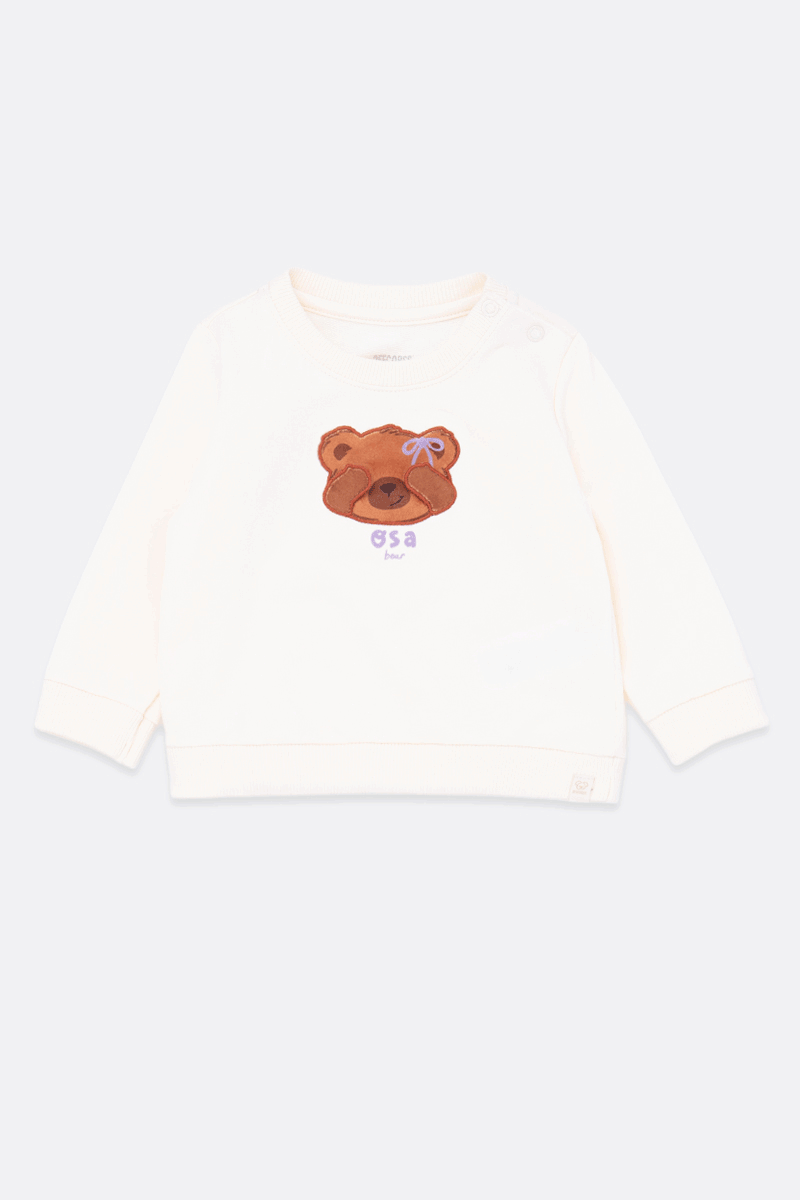 Baby Girl Sweatshirt and Sweatpants Knit Two-Piece Set
