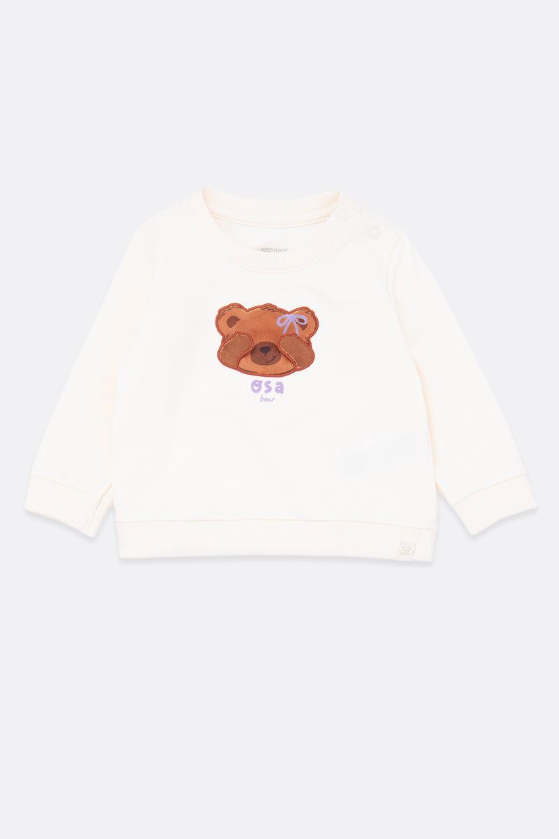 Baby Girl Sweatshirt and Sweatpants Knit Two-Piece Set