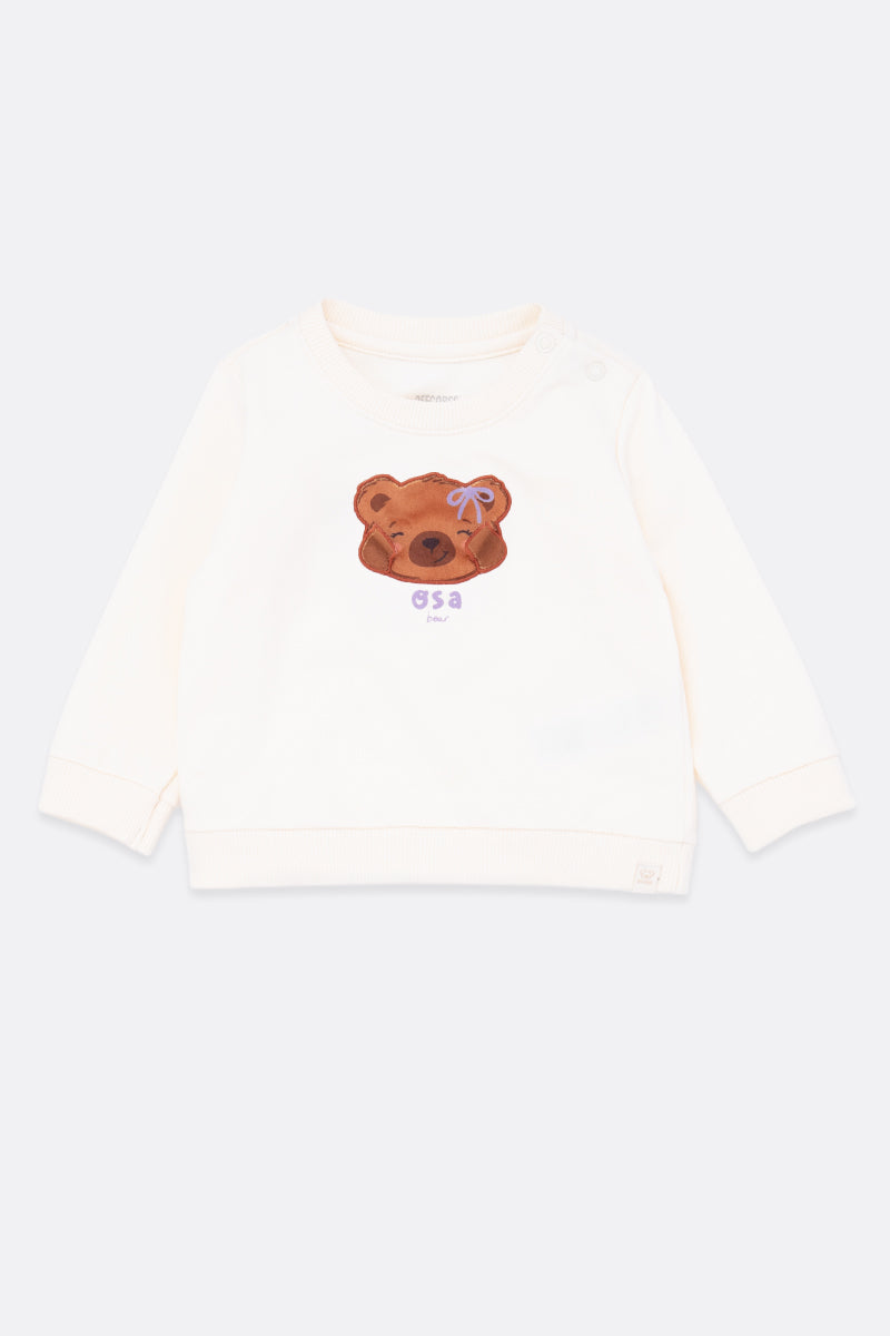 Baby Girl Sweatshirt and Sweatpants Knit Two-Piece Set