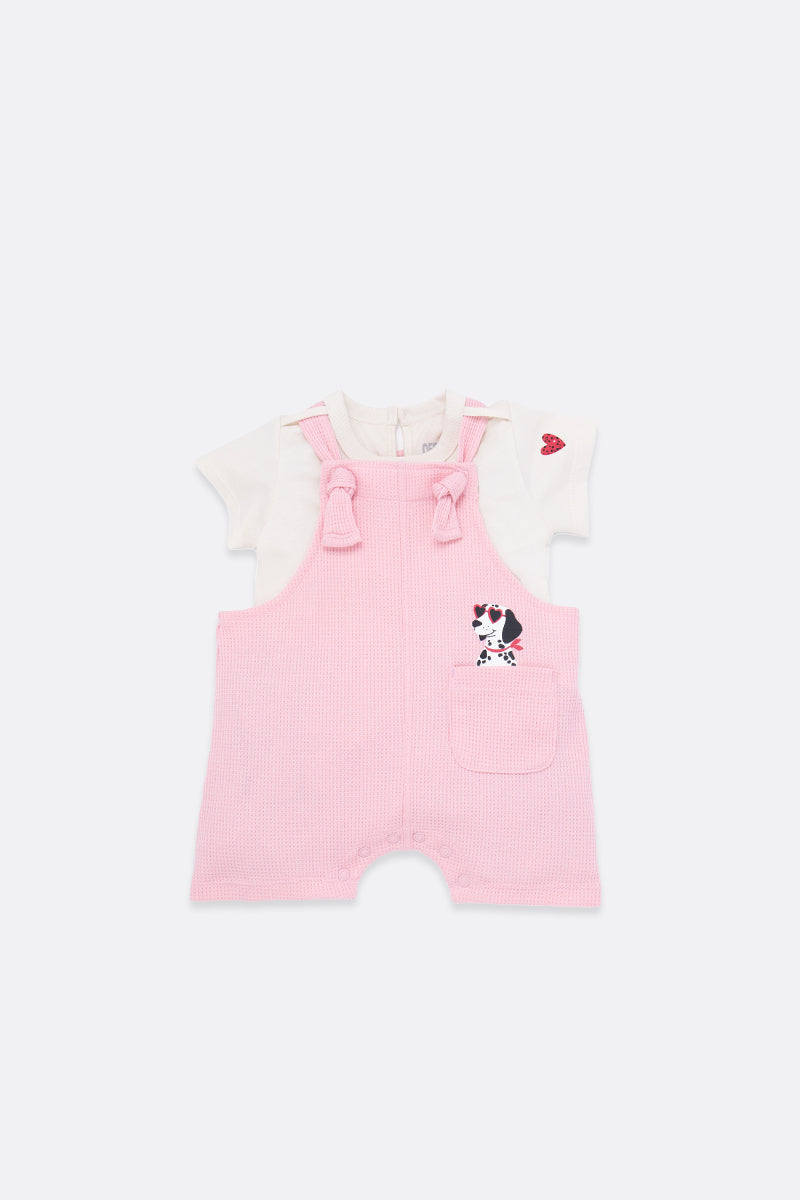 Short 2-piece set for baby girl