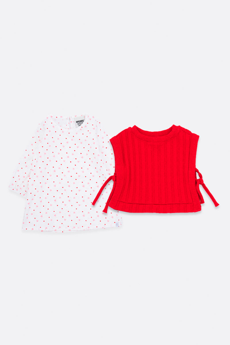 Short 2-piece set for baby girl