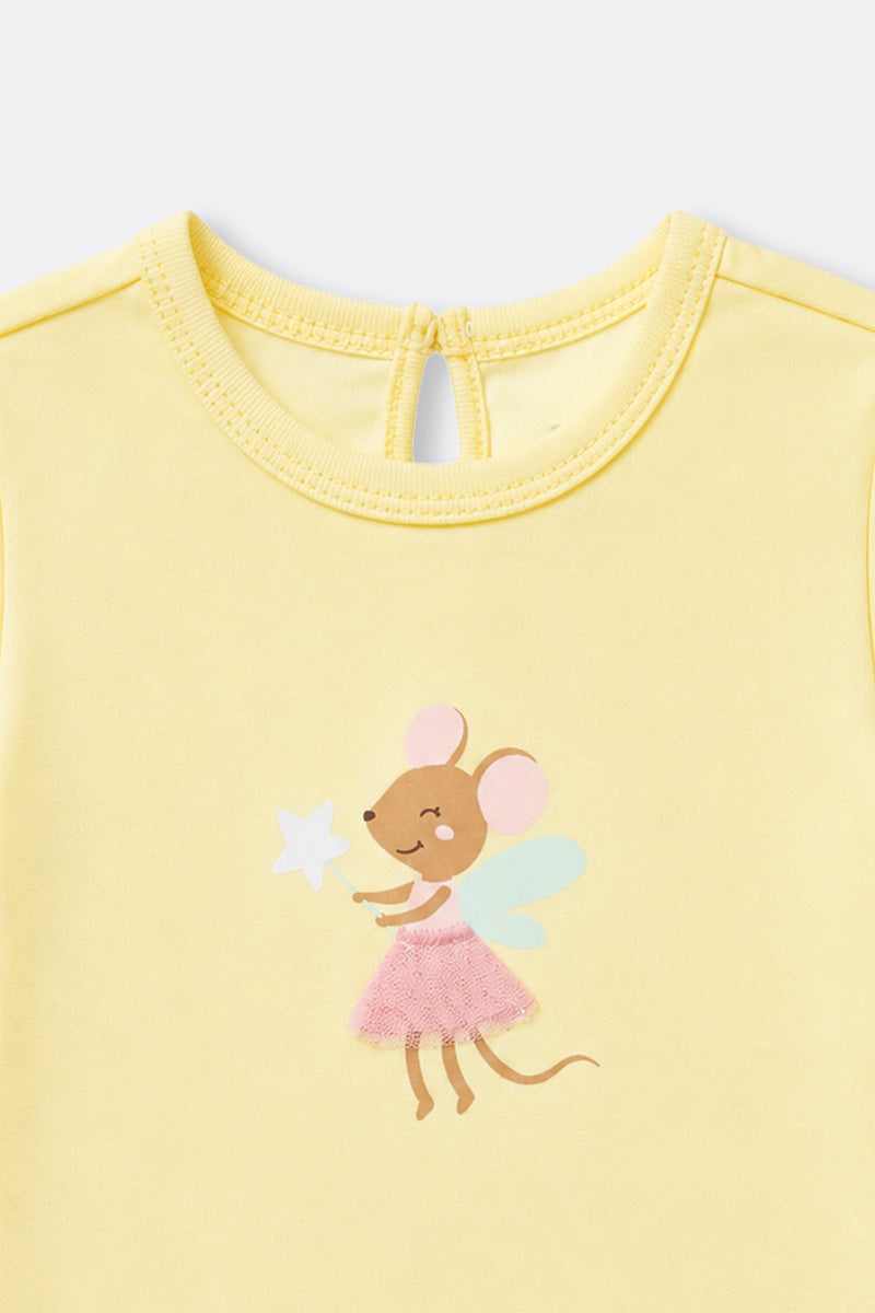 Baby girl short two-piece set
