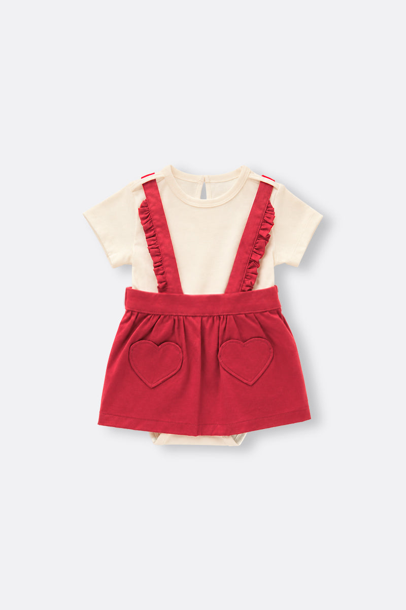 Baby girl short two-piece set