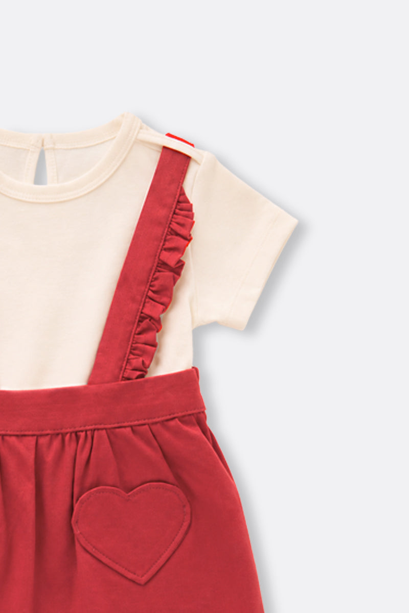 Baby girl short two-piece set