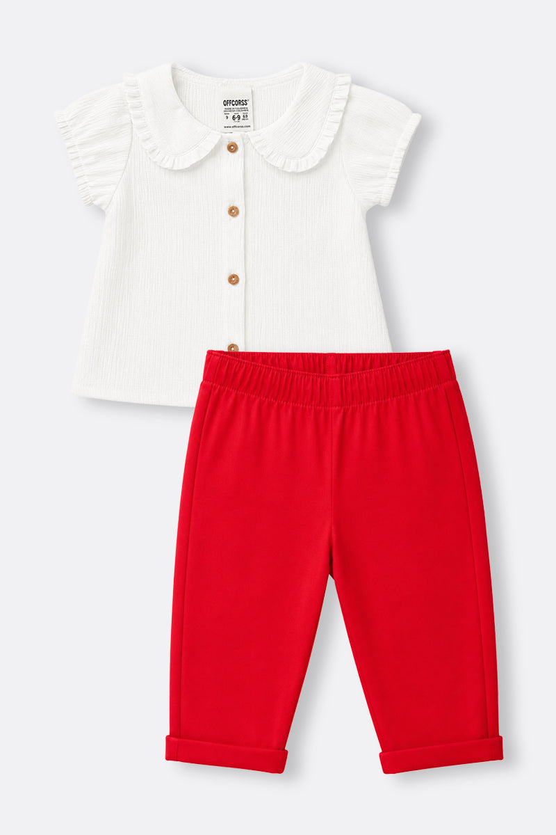Baby girl long two-piece set