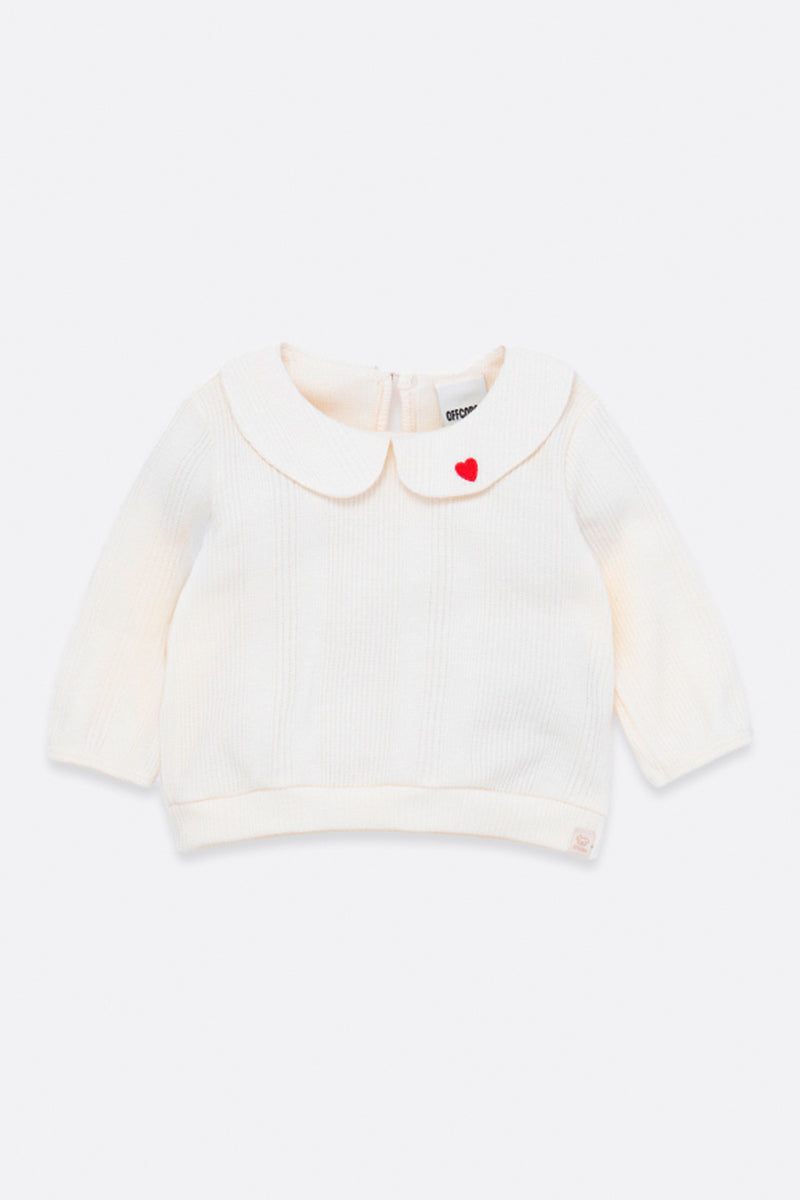 Pullover sweatshirt for baby girl