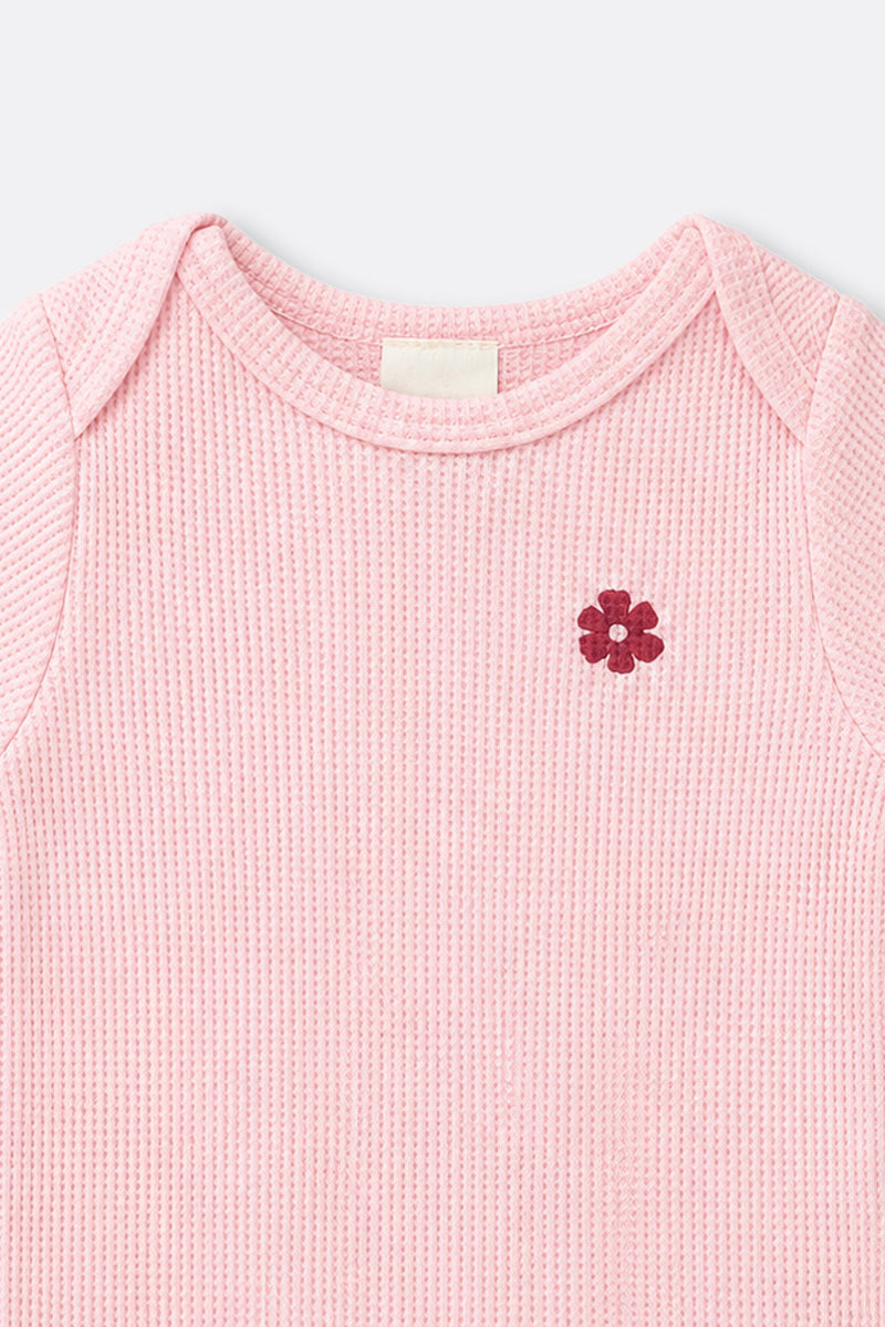Baby girl three-pack short sleeve bodysuit