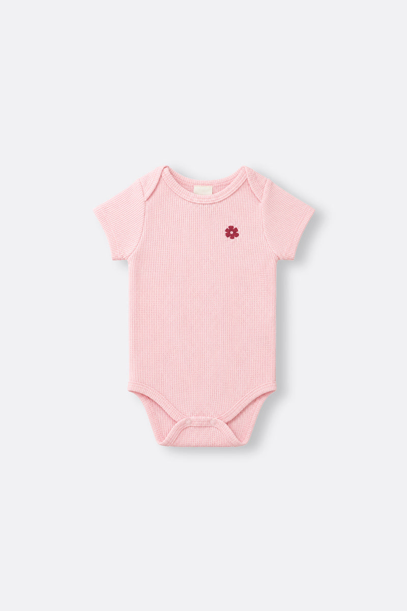 Baby girl three-pack short sleeve bodysuit