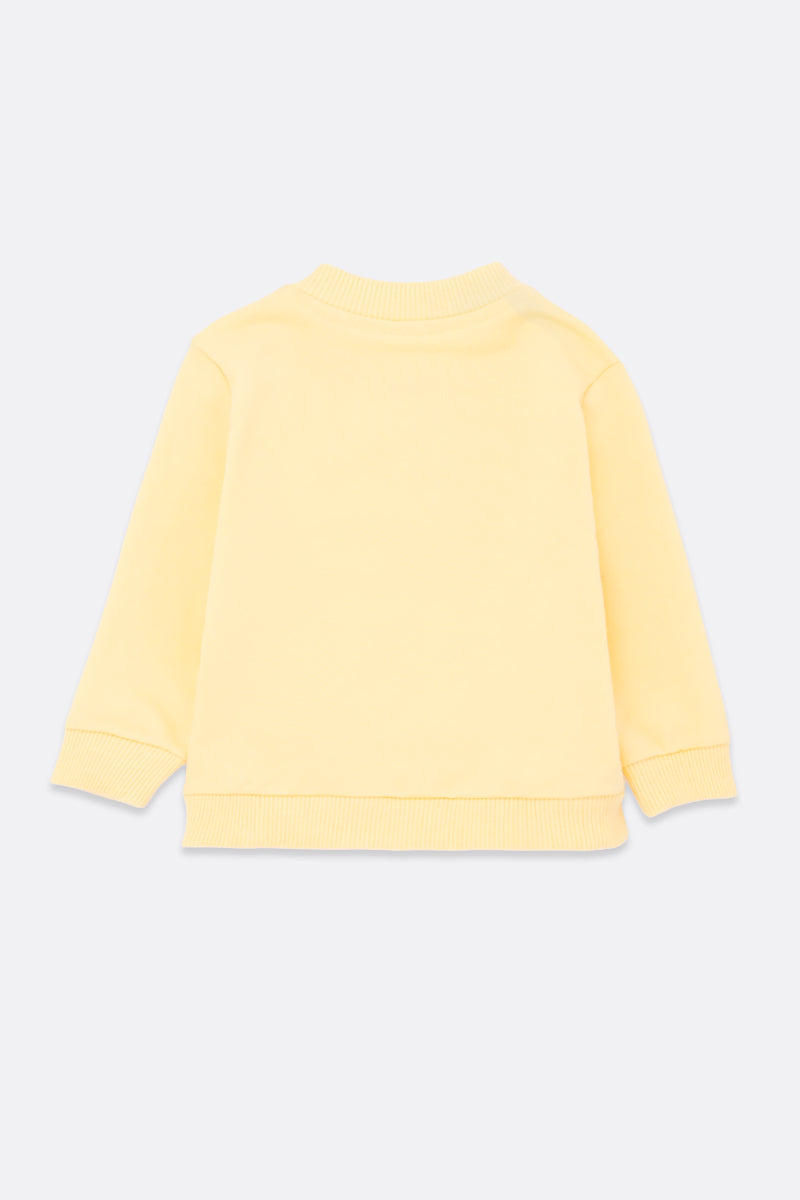 Baby Unisex Hooded Sweatshirt with Shoulder Snap Detail
