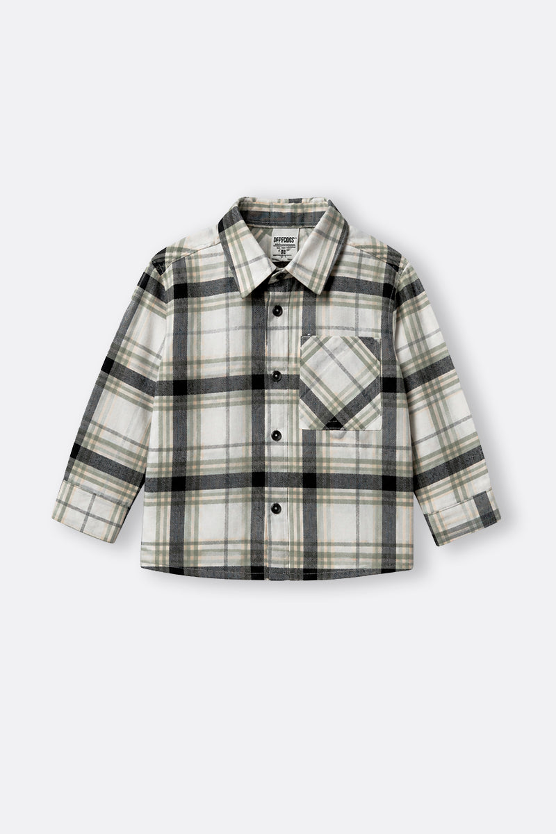 Toddler boy plaid shirt