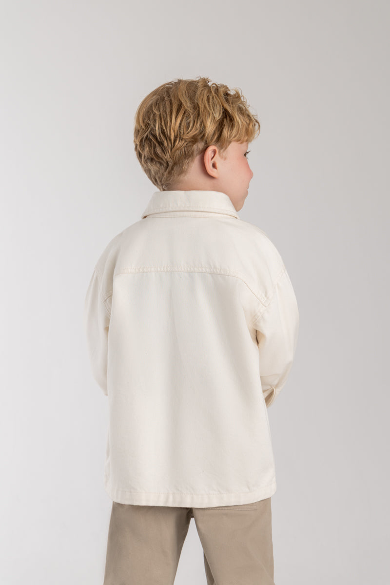 Toddler boy pocket shirt