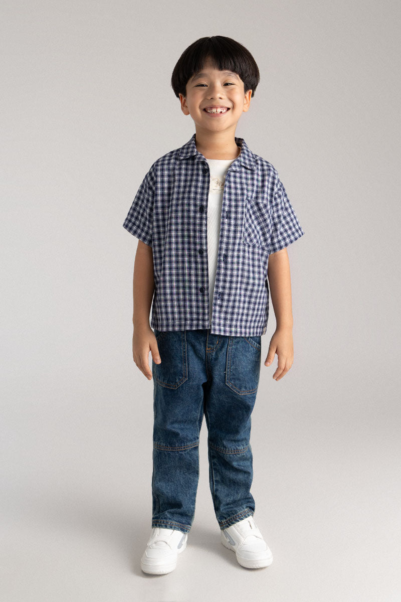 Toddler boy short sleeve shirt