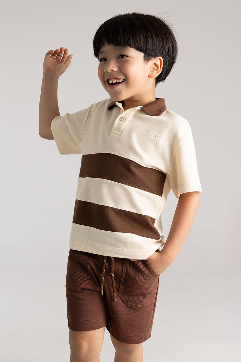 Toddler boy short sleeve polo
