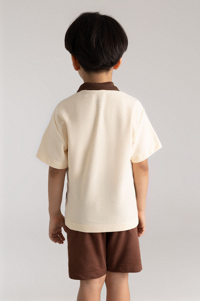 Toddler boy short sleeve polo