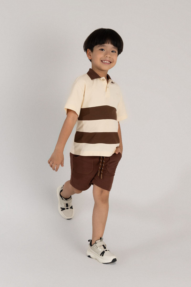 Toddler boy short sleeve polo