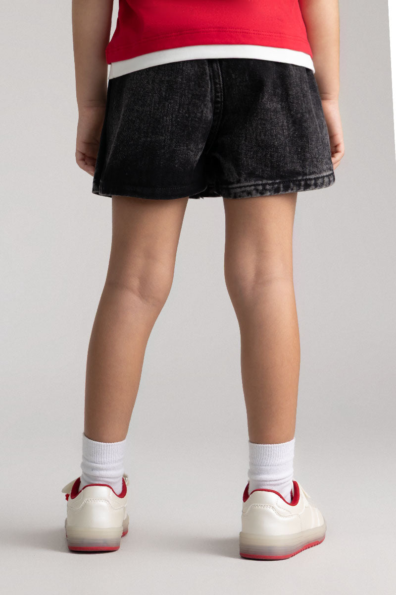 Toddler girl skirted short skirt