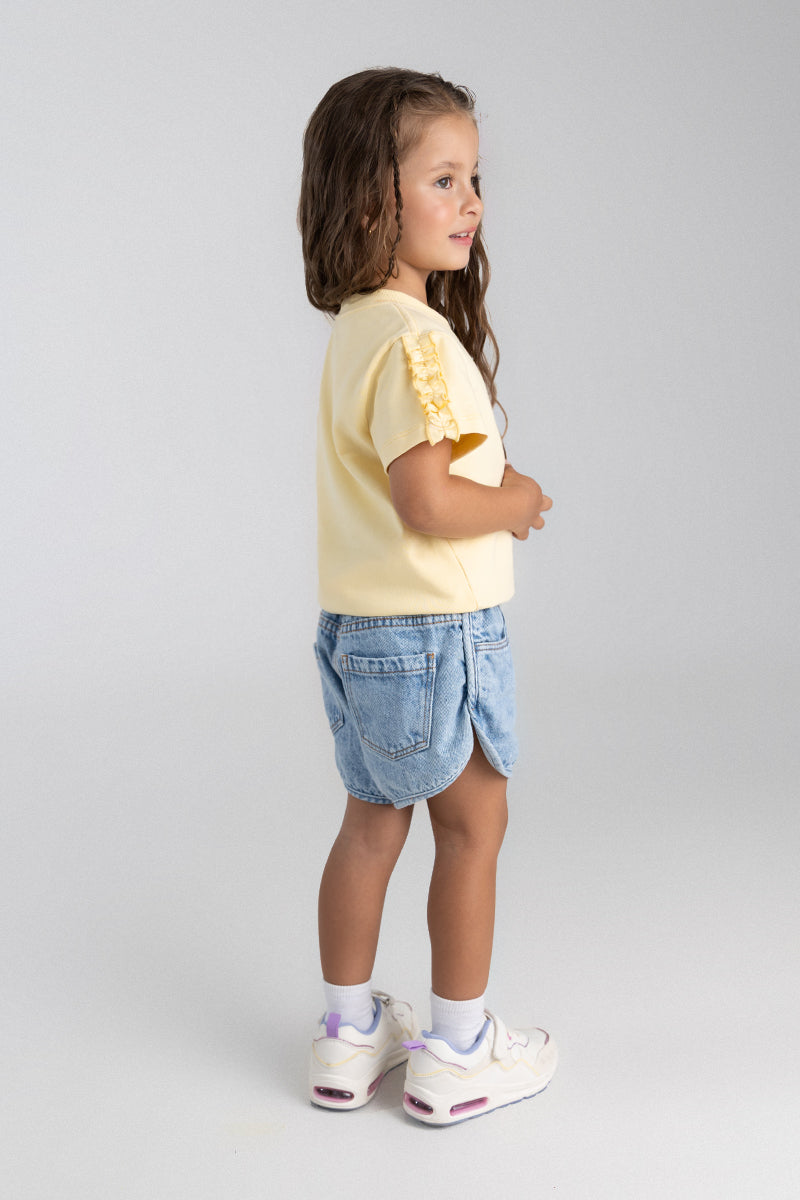 Short-sleeve T-shirt for girl
