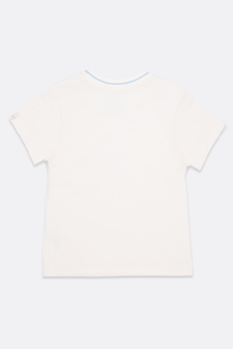 Girls Short Sleeve Knit T-Shirt in Classic Silhouette