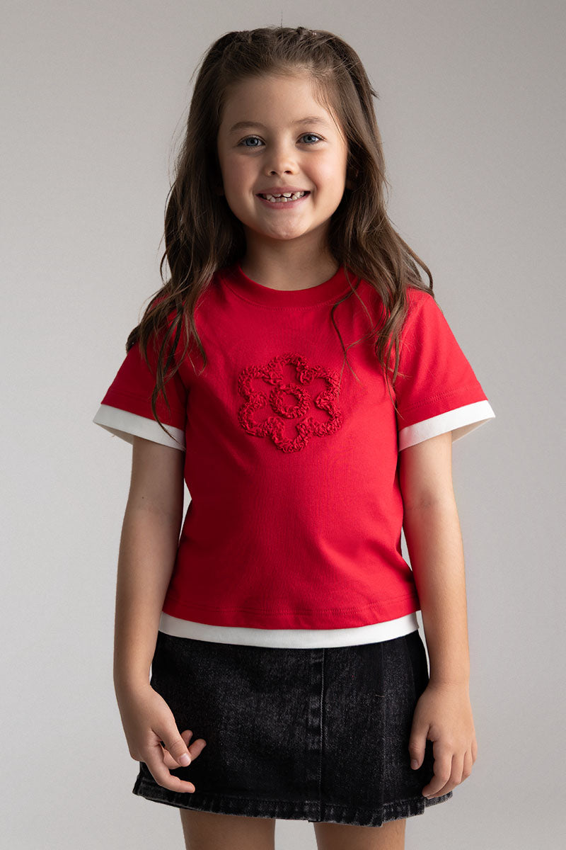 Toddler girl short sleeve T-Shirt