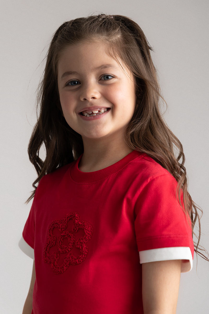 Toddler girl short sleeve T-Shirt