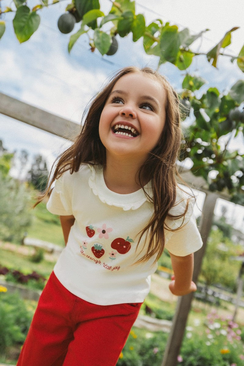 Toddler girl short sleeve T-Shirt