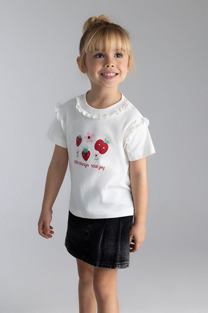 Toddler girl short sleeve T-Shirt