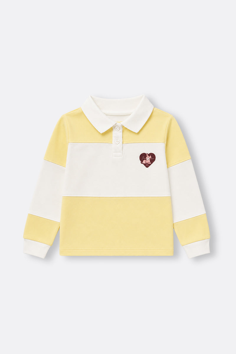 Toddler girl long sleeve polo
