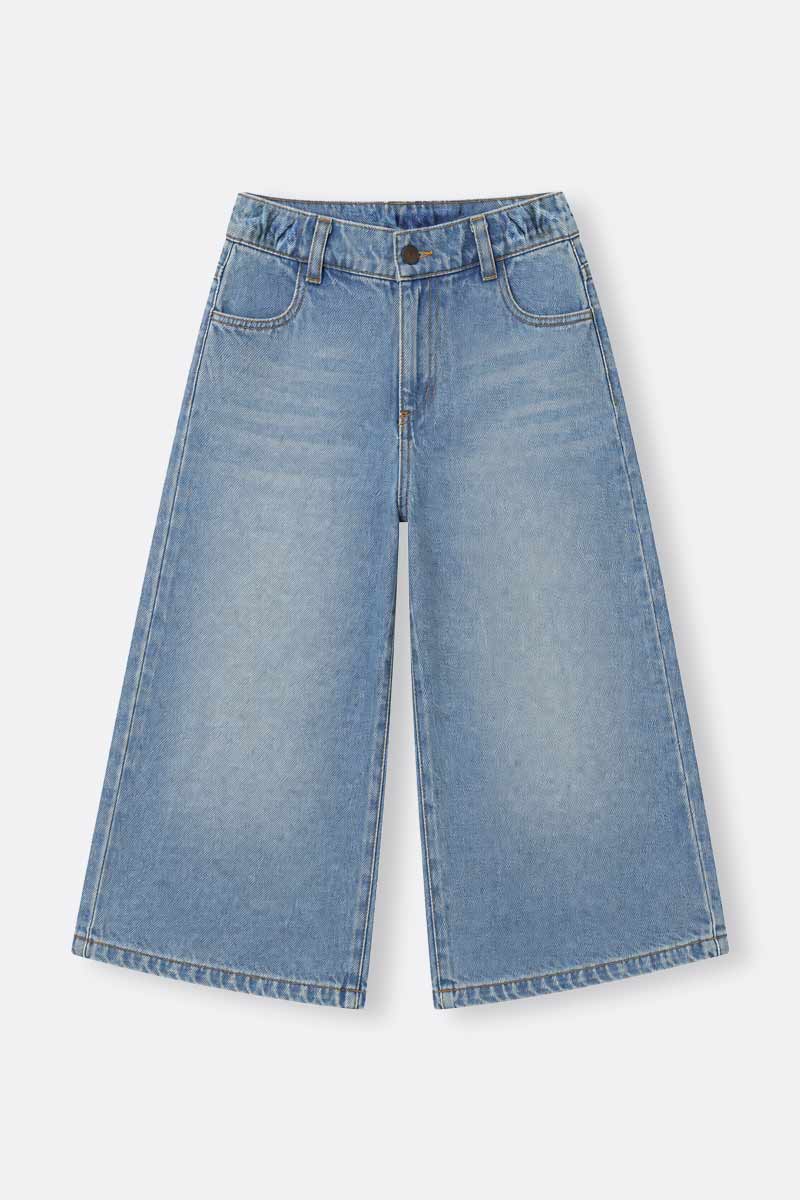 Toddler girl wide leg jeans
