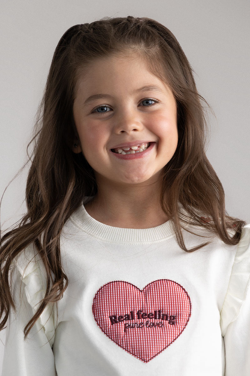 Toddler girl pullover sweatshirt