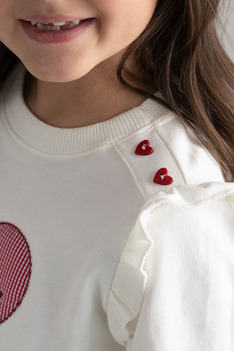 Toddler girl pullover sweatshirt