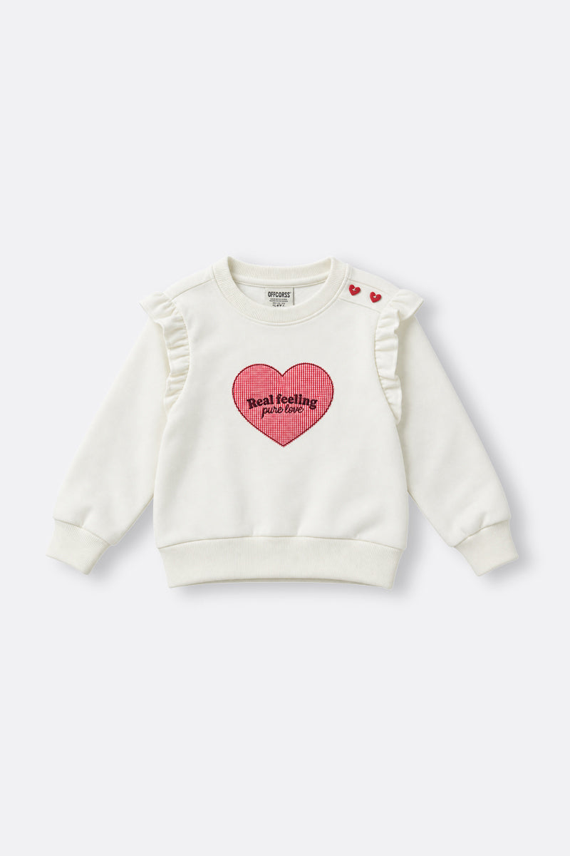 Toddler girl pullover sweatshirt
