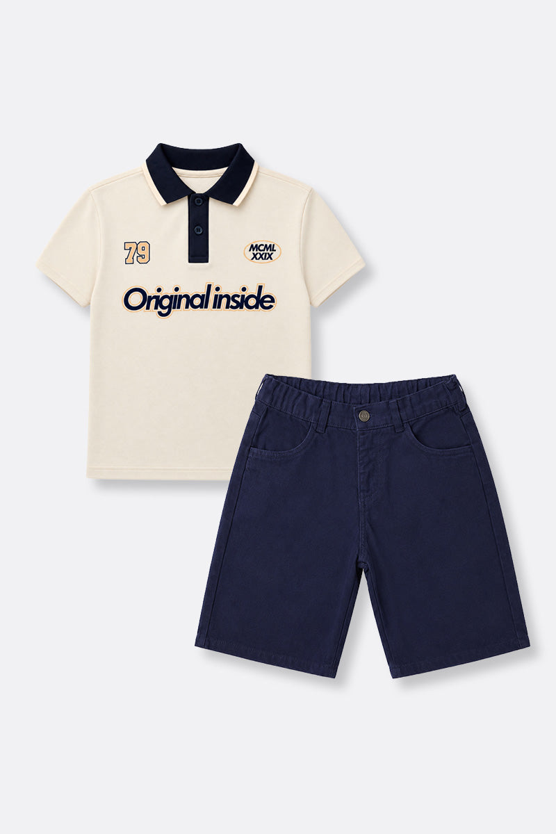 Kids boy short two-piece set