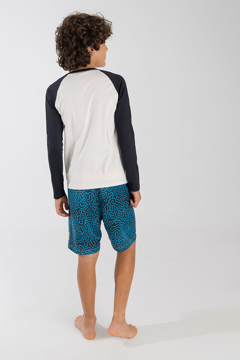 Kids boy printed swim shorts