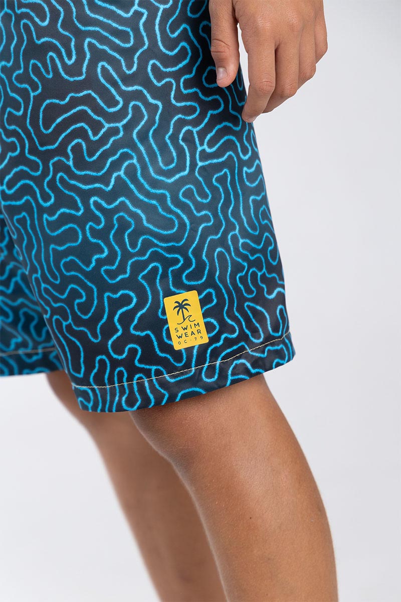 Kids boy printed swim shorts