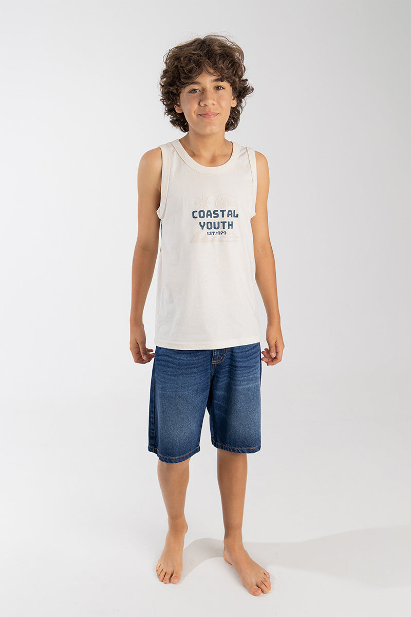 Kids boy sleeveless T-Shirt