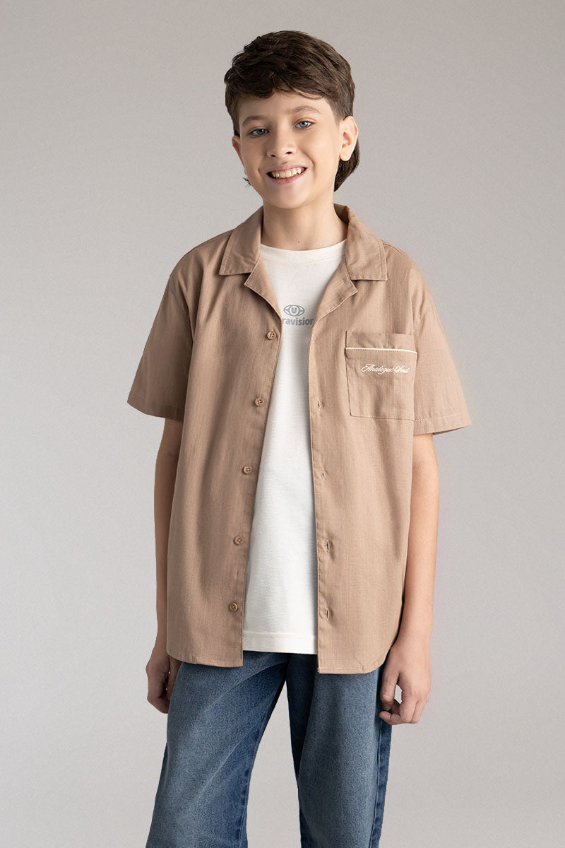 Kids boy short sleeve shirt