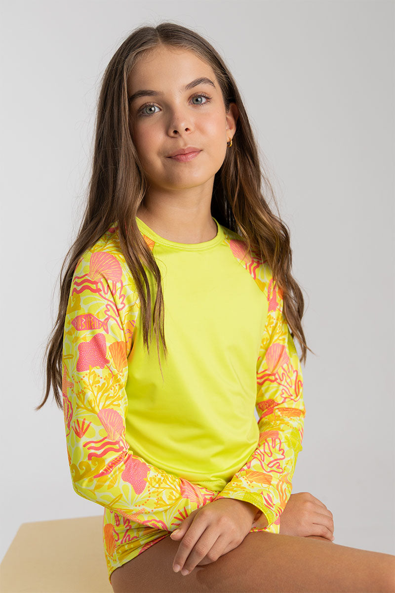 Kids girl printed tankini